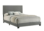 Wade Gray Upholstered Bed – product view 2