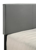 Wade Gray Upholstered Bed – product view 4
