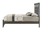 Arya Grey LED Bed – product view 3