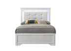 Arya White LED Bed – product view 3