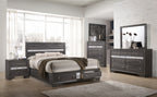 Berea Grey Storage Bed