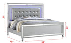 Emma Silver Bed – product view 3