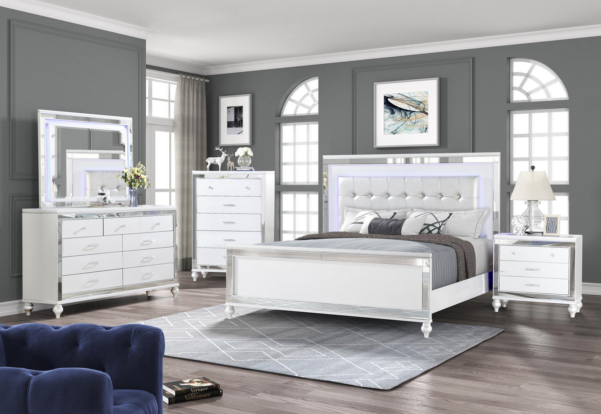 Emma White 6-Piece Bedroom Package