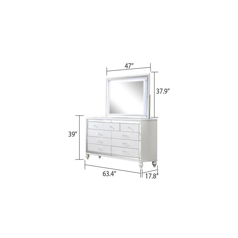 Emma White 6-Piece Bedroom Package