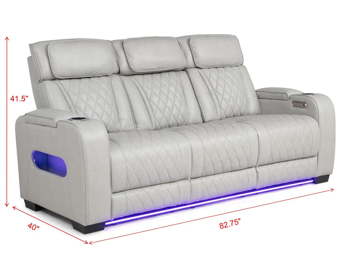 Polax Power Reclining Sofa & Loveseat Set