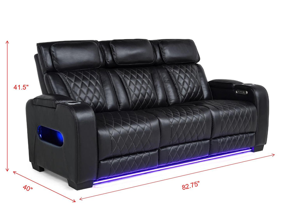 Polax Power Reclining Sofa & Loveseat Set
