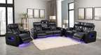 Polax Power Reclining Sofa & Loveseat Set