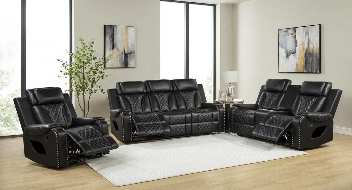 Enzo Reclining Sofa & Loveseat Set