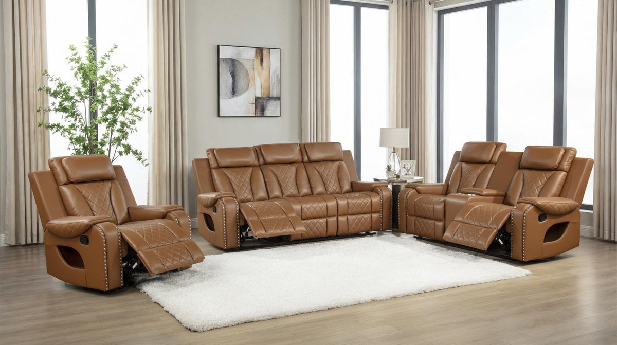 Enzo Reclining Sofa & Loveseat Set