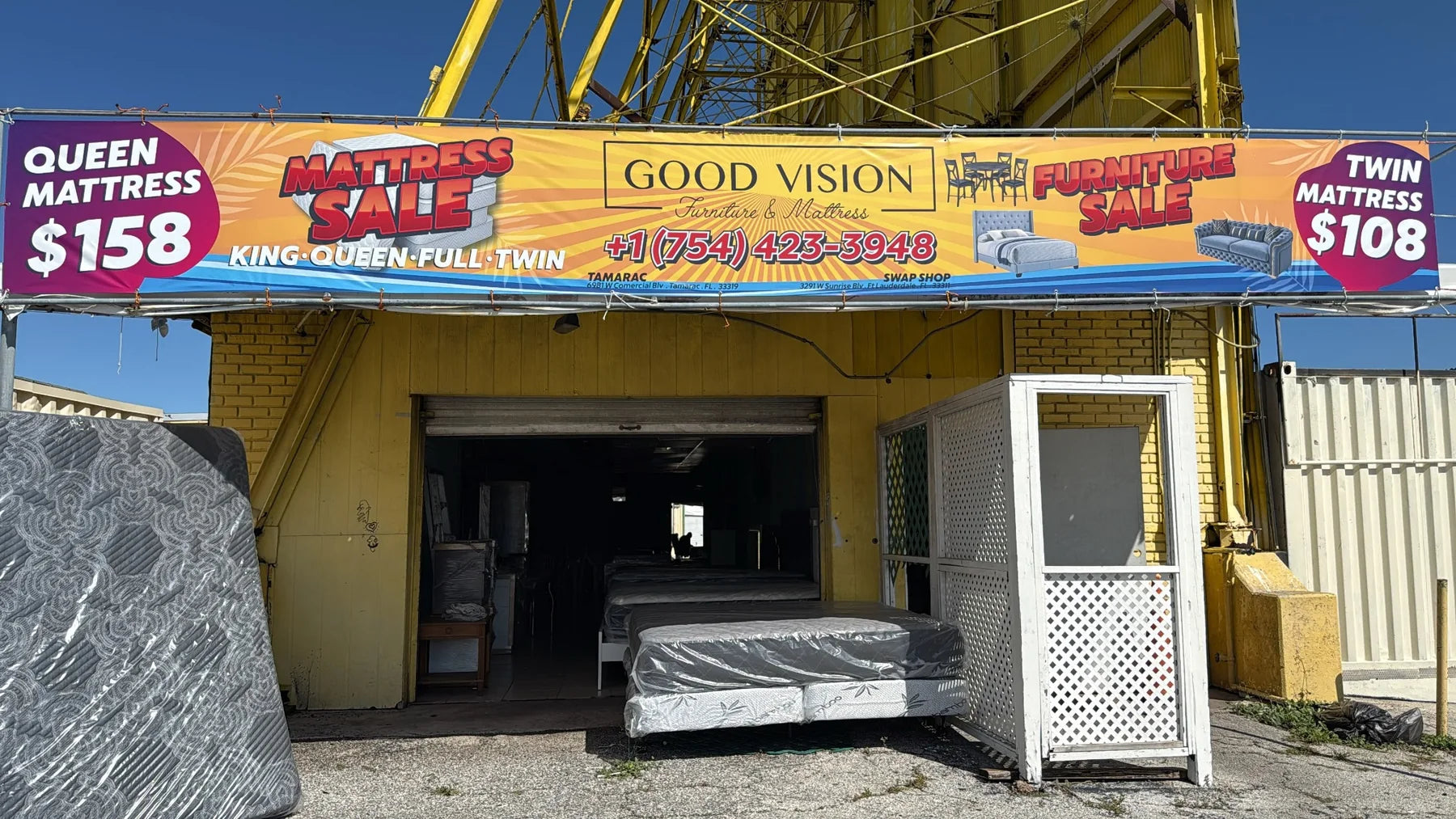 Good Vision Furniture at the Fort Lauderdale Swap Shop